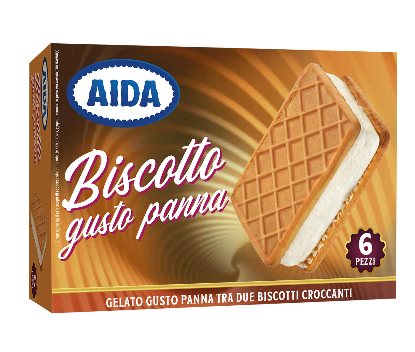 Biscotto al gusto Panna