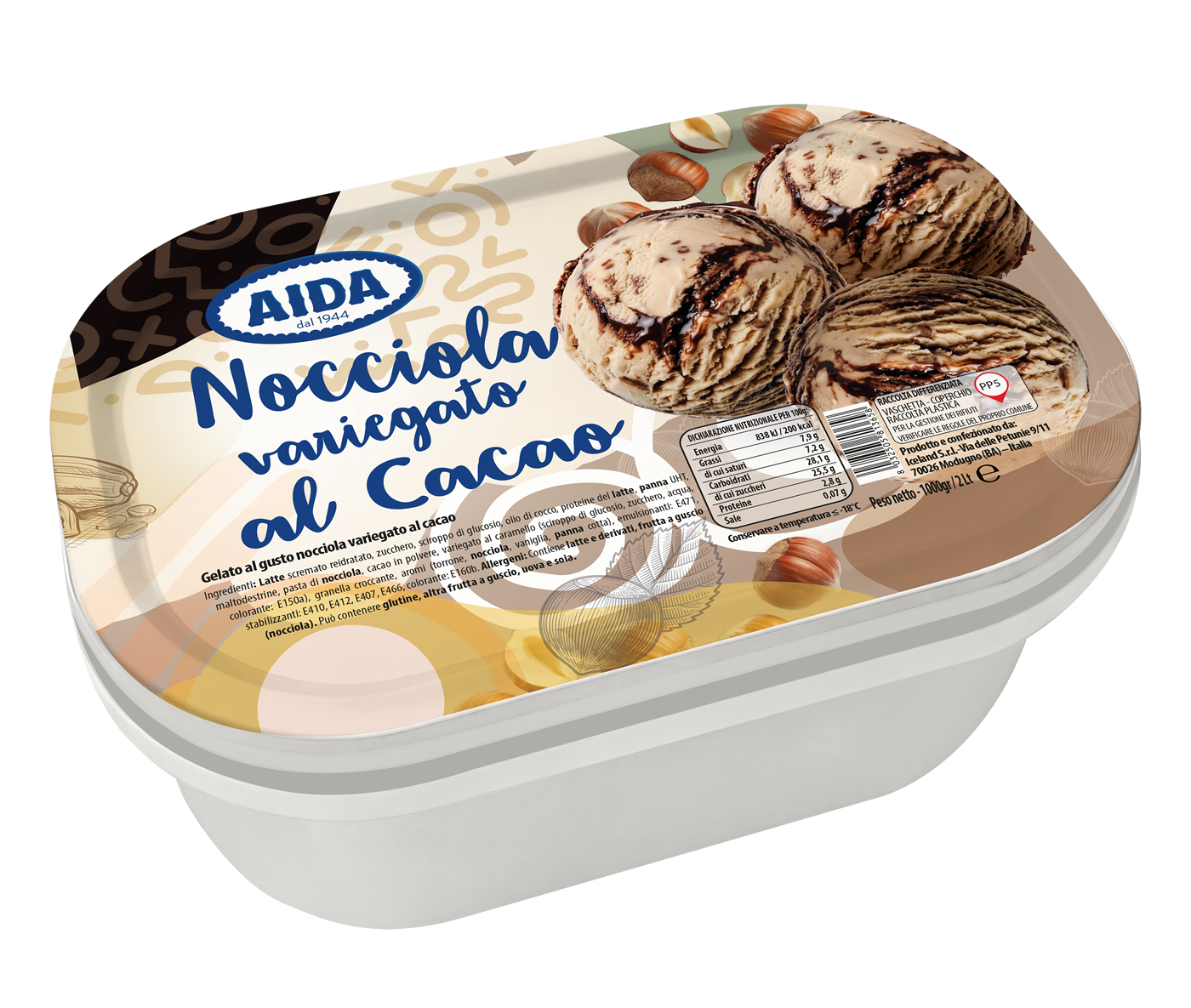Nocciola affogato al Cacao