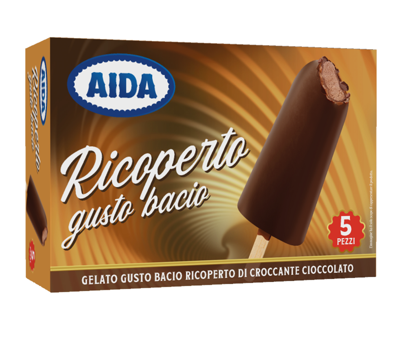 Ricoperto gusto bacio
