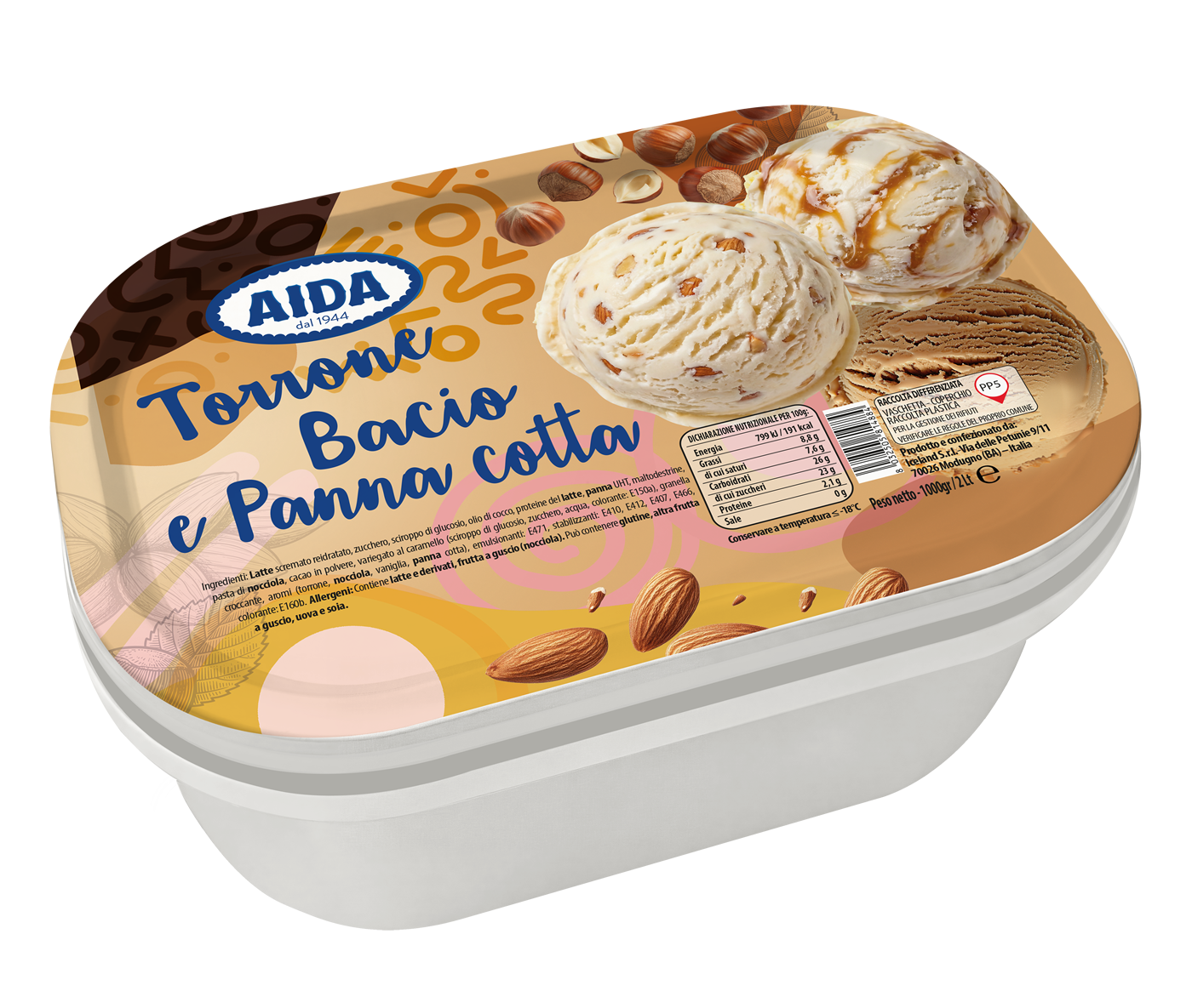 Torrone, Bacio e Pannacotta
