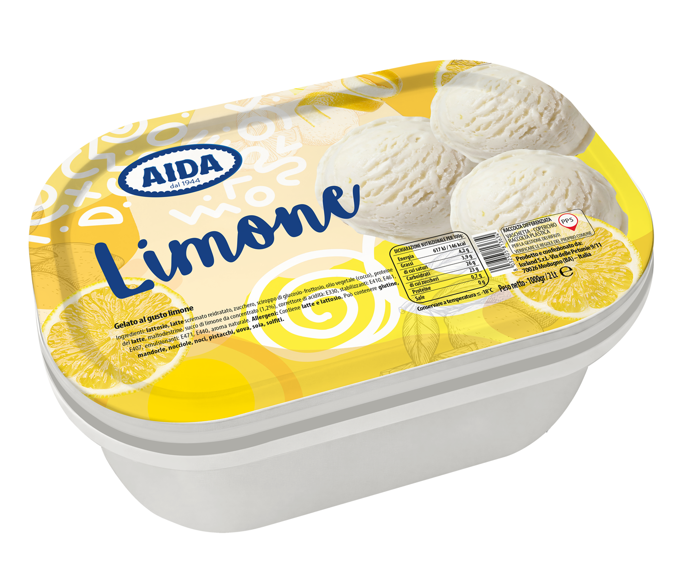 gelato limone