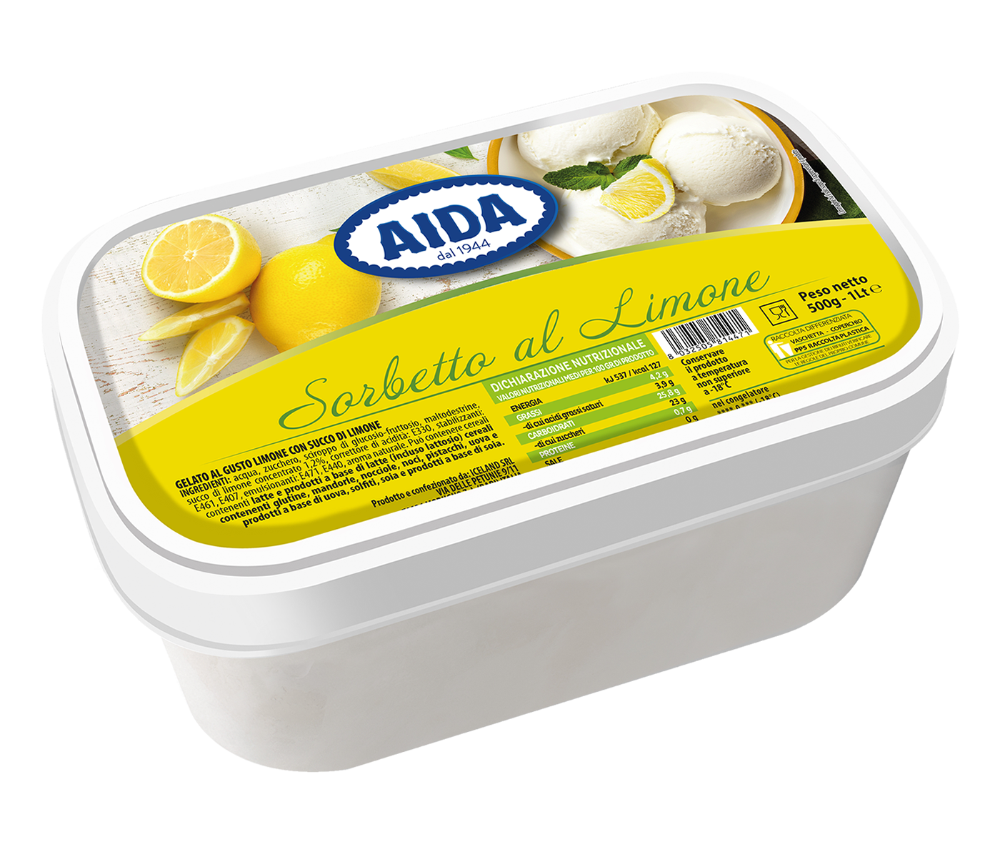 sorbetto al limone